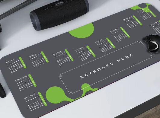 Mouse pad personalizzato con caricabatterie